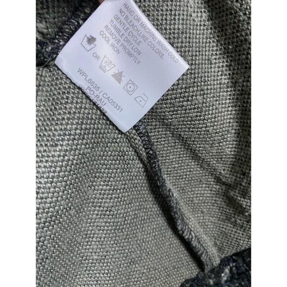 Woolrich Vest Women's Medium Gray Onyx Heather Acrylic Sherpa Mock Neck Full Zip - Picture 8 of 12